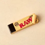 黑羊選物 台灣現貨 RAW 無摺痕紙濾嘴 Natural Tips 經典 Fliter 捲菸紙 paper 紙濾嘴
