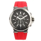 Michael Kors Dylan三眼計時矽膠錶帶手錶 男腕錶(MK8728)｜GoBrand購名牌