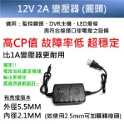 快速出貨 12V2A 變壓器 12V監控電源 AC110V-220V 供電器 監視器鏡頭適配器 LED燈條變電器