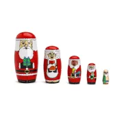 日本 DETAIL Midori Komatsu World Merry Christmas 俄羅斯娃娃擺飾 eslite誠品