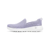 (店+)【SKECHERS】15637-LAV Skechers斯凱奇 GO WALK Joy 一腳蹬易穿脫 網面舒適百搭 媽媽鞋老人鞋 低幫 健步鞋 女款 淺紫色