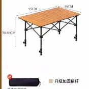 喜挖2店 戶外加高行動式折疊露營野餐車升降桌可調節燒烤夜市擺攤蛋卷桌子