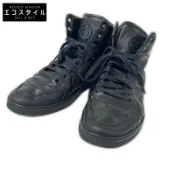 【DOKODEMO】Gucci 224778 GG Imprime PVC x 皮革高筒運動鞋，7.5 號 [二手]