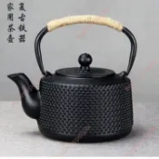 爆款🥇鑄鐵壺無塗層鑄鐵茶壺專用壺黃取暖爐復古風防爆電磁爐