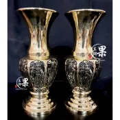 【大溪果真興佛具】🌟熱銷No.1🌟銅製 八仙花瓶 花干 桌上用品 銅花瓶 大溪神桌 花瓶  平價 銅器 神明 祖先 用品