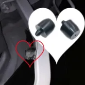 現代朗動後備箱鉸鏈緩衝膠墩尾門合頁防磕碰膠塊限位頂膠配件