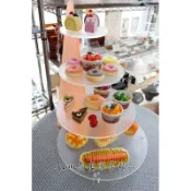 北歐風壓克力食品四層架 可拆式四層架 食品架 蛋糕架 展示架 甜點架 甜品架 小菜架