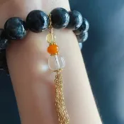 白水晶 東菱玉 黃水晶 招財 隨意扣 小滴溜 可做項鍊 吊墜 吊飾