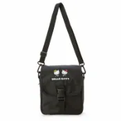 asdfkitty可愛家精品店 asdfkitty*KITTY雙胞胎2用斜背包/側背包-可變身成壁掛式收納袋/置物袋-日本正版商品