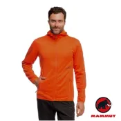 長毛象 男 Go Far Jacket Polartec 羽量級連帽保暖刷毛外套_暗桔