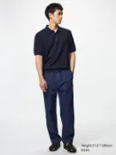 【UNIQLO】男裝/男女適穿 棉質舒適九分褲(牛仔) 486468
