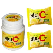 *貪吃熊* 韓國 樂天 LOTTE 維他命C VC 檸檬糖 C罐 C糖 金秀賢代言 食尚玩家