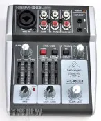音響世界二館:BEHRINGER X302USB超精巧3軌USB混音器-缺貨中