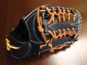{圓圓小舖}全新日本製硬式MIZUNO PRO美津濃最高等級金標日製30周年紀念版外野T網擋手套D-link鈴木一朗黑色
