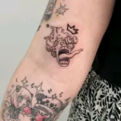 【哪泥？】太陽神·尼卡 紋身貼紙 / 紋身貼 卡通人物 海賊王 可愛 少女 動漫 日本 魯夫 草帽 航海王 防水 DIY
