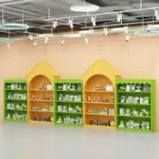 廠家直銷 🚚 中島櫃玩具店貨架商場兒童樂園手工展示櫃貨櫃展示架圖書展櫃木質