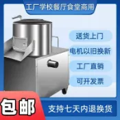 玉城商業企業社 【台灣公司】土豆不銹鋼去皮機商用全自動脫皮機小型清洗芋頭馬鈴薯智能削皮機