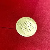 喜帖封口貼紙│信封貼紙│燙金貼紙│貼紙
