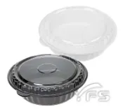 8337圓型餐盒(35~36oz)(OPS蓋/PP蓋) (年菜盒/肋排/肉/熱炒/海鮮/油飯/塑膠餐盒/免洗餐盒)【裕發興包裝】