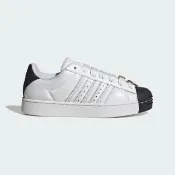 【adidas 愛迪達】Superstar ST W 女 休閒鞋 復古鞋 皮革 貝殼頭 黑白(IH6679)