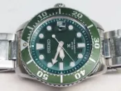 SEIKO 精工 綠水鬼 Prospex DIVER SCUBA 太陽能石英腕錶 男錶 盒單齊