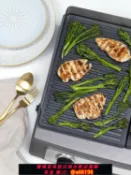 家家好購 【台灣公司 可開發票】Grill Cuisinart 50E/美膳雅法國專業牛排煎烤盤大功率BBQ燒烤盤