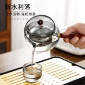 ⚡ 工廠直營⚡旋轉逍遙壺小青柑專用泡茶壺玻璃耐高溫煮茶器家用電陶爐茶具套裝