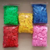 【臺灣出貨】空白籌碼幣無面值塑料幣麻將遊戲幣兒童教學幣圓形計數積分幣定製
