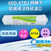 ADD KT-B3銀離子碳纖維活性碳濾心-生飲級-水易購淨水桃園中壢店
