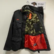 DryDog 跩狗嚴選 跩狗嚴選 戰火英雄 極度乾燥 Superdry 經典 黑 M65 軍裝 外套 夾克 重磅純棉 內裡加厚刷毛 迷彩 斯里蘭卡製