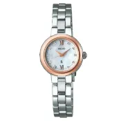大高雄鐘錶城 seiko SK037 精工錶 Lukia系列 SK037 V117-0EF0KS(SSVR134J) 時尚太陽能女腕錶/白蝶貝面盤 22.8mm｜｜樂天領券現折★全館特惠中★指定刷卡回饋10%