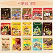 不倒翁 金炸醬麵 金拉麵 泡菜 海鮮烏龍 起司 海帶牛肉 牡蠣炒碼湯麵 明太魚 芝麻 金螃蟹 超濃起司 乾拌冬粉 部隊鍋
