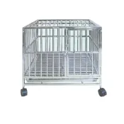 (店+)【 不銹鋼狗籠狗屋】台灣製白鐵管狗籠 2.5尺(適合小型犬)