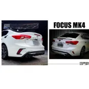 小亞車燈改裝＊全新 福特 FOCUS MK4 ST-LINE 四門款 4D AWK 後下巴 烤漆/碳纖維
