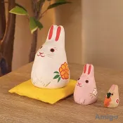 阿米購 日本 日本製 和紙 緣起物 開運 招福 吉祥物 手工 紙製 居家 風水 擺飾 兔子 達摩 柴犬 黑貓 俄羅斯娃娃