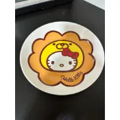 Hello Kitty 陶瓷盤 四入組 三麗鷗 Kitty 收藏盤 點心盤 40週年 Mister Donut 聯名
