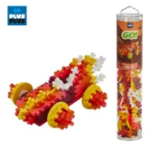 虎兒寶 【++Plus-Plus 加加積木】MINI小顆粒-彩虹系列 200PCS - 車系列(火焰)