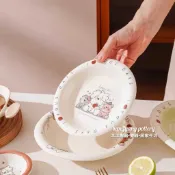 卷毛 狗 盤子 陶瓷盤 陶瓷碗 陶瓷 花邊盤子 造型盤子 水果碗 沙拉碗 沙拉盤 花邊碗 魚盤 菜盤 陶瓷盤子 陶瓷盆