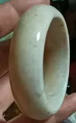 珊瑚正原礦 高等級 白飄黃翡極美珊瑚鐲 菊花石手鐲 17圍