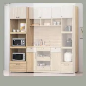 【多瓦娜家居】白鋼刷梧桐雙色2尺電器櫃 26102975207