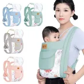 【Nil】兒童前後兩用透氣雙肩背帶 嬰兒外出前抱式減壓背巾 寶寶防後仰護頭網揹巾