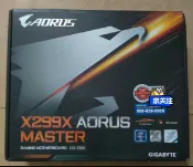 三和電腦配件店 技嘉X299X AORUS MASTER 電競主機板 箱說齊全 庫存現貨 支援電腦工作室