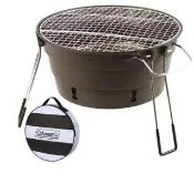 【Coleman】新款 PACKWAY收納型烤肉爐II.烤肉箱.桌上型燒烤爐.BBQ烤肉架.串燒烤台(CM-27319 黑)