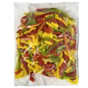 (店+)【蘭陽餐飲食材行】海翔 冷凍 三色混合椒 ( 整包1kg ) 冷凍蔬菜 青椒 紅椒 黃椒 → 無需再清洗  可直接丟入鍋中料理