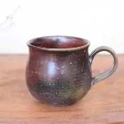 備前燒咖啡杯（中）Sangiri c2-005