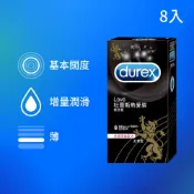 Durex 杜蕾斯 熱愛裝王者型衛生套1盒(8入)