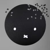 【Pinkoi x miffy】RoundLab 限定拼圖 - 黑色