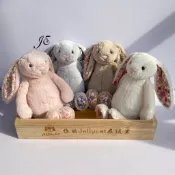 JE 正品代購 英國 jELLYCAT 兔子系列｜碎花兔子18cm 31cm 36cm 安撫娃娃