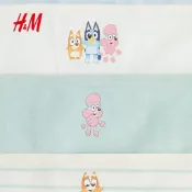 全新 H&M 正版 Bluey 妙妙犬 布麗 兒童 內褲 純棉 三角褲 賓果 布魯伊 可可 男童 女童