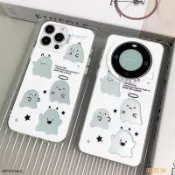 卡通幽靈 防摔手機殼 OPPO A6S A6X A5 A3 pro A3X A79 A78 A98 A77 A74 5G